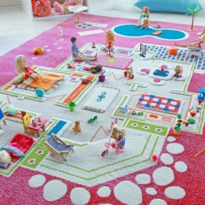 Playhouse 3D Play Carpet - Pink